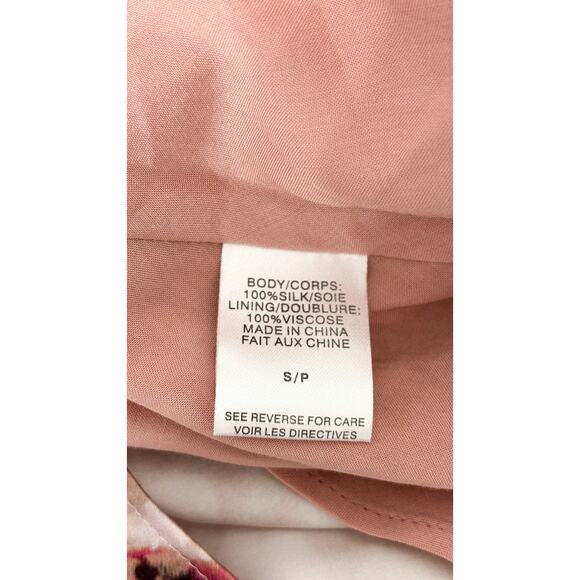 Cami NYC Raven Tie Dyed Silk Charmeuse Midi Slip Dress Womens Size Small V Neck - Picture 13 of 13